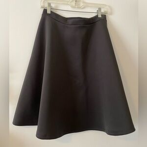ModCloth Circle Flare Skater Skirt Black
